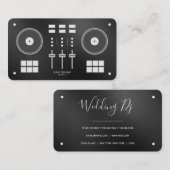 Modern Chic DJ-controller Visitekaartje (Voorkant / Achterkant)