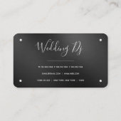 Modern Chic DJ-controller Visitekaartje (Achterkant)