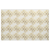 Modern chic faux gold leaf ikat patroon stof (Yard (91,4 cm))