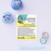 Modern Chic Floral Model, plastische chirurg/chiru Flyer (Enkel)