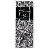 Modern Chic Floral Pattern - Gepersonaliseerd Wijn Cadeautas (Voorkant)