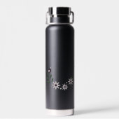 Modern Chic Floral Waterfles (Achterkant)