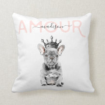 Modern Chic French Bulldog Royal Double Sided