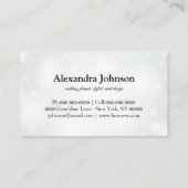 Modern Chic Gold Leaf Folie Luxe Visitekaartje (Achterkant)