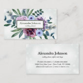 Modern Chic Gold Leaf Folie Luxe Visitekaartje (Voorkant / Achterkant)