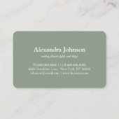 Modern Chic Gold Leaf Folie Luxe Visitekaartje (Achterkant)