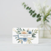 Modern Chic Gold Leaf Folie Luxe Visitekaartje (Staand voorkant)