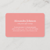 Modern Chic Gold Leaf Folie Luxe Visitekaartje (Achterkant)