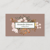 Modern Chic Gold Leaf Folie Luxe Visitekaartje (Voorkant)