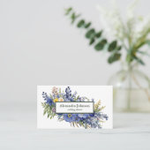 Modern Chic Gold Leaf Folie Luxe Visitekaartje (Staand voorkant)