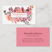 Modern Chic Gold Leaf Folie Luxe Visitekaartje (Voorkant / Achterkant)