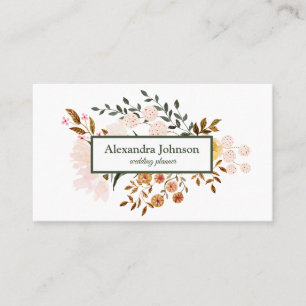 Modern Chic Gold Leaf Folie Luxe Visitekaartje