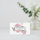 Modern Chic Gold Leaf Folie Luxe Visitekaartje (Staand voorkant)