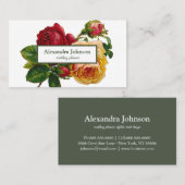 Modern Chic Gold Leaf Folie Luxe Visitekaartje (Voorkant / Achterkant)