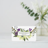 Modern Chic Gold Leaf Folie Luxe Visitekaartje (Staand voorkant)