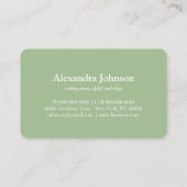 Modern Chic Gold Leaf Folie Luxe Visitekaartje (Achterkant)