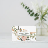 Modern Chic Gold Leaf Folie Luxe Visitekaartje (Staand voorkant)