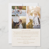 Modern chic | Gouden Nieuwjaar Foto Jaar in de Rev Feestdagenkaart (Achterkant)