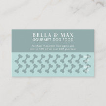 Modern Chic Green Dog Bone