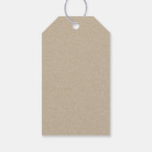 Modern Chic Green Leafy Tropical Foliage Wedding Cadeaulabel (Achterkant)