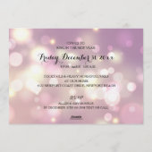 Modern Chic Happy New Year's Eve Party Kaart (Achterkant)