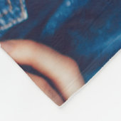 Modern Chic Heart Best Friends Besties BFF Foto Fleece Deken (Hoek)