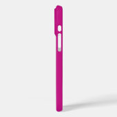Modern Chic Hot Pink, minimalistisch, Jumbo Name Case-Mate iPhone Case (Achterkant / Links)