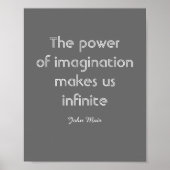 modern chic inspirerend Muir quote poster (Voorkant)