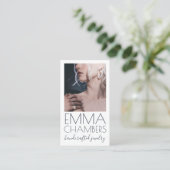 Modern Chic Jewelry Designer Visitekaartje (Staand voorkant)