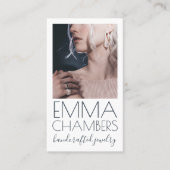 Modern Chic Jewelry Designer Visitekaartje (Voorkant)