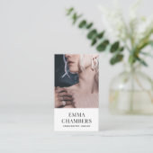 Modern Chic Jewelry Designer Visitekaartje (Staand voorkant)