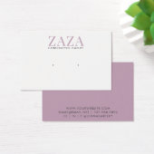 Modern Chic Lavender die Kaarten voor juwelenweerg Visitekaartje (Bureau)