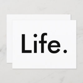 modern chic LIFE. | Briefkaart