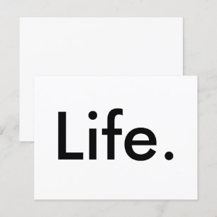 modern chic LIFE.   Briefkaart