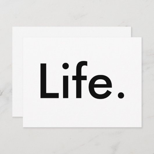 modern chic LIFE. | Briefkaart (Voorkant / Achterkant)