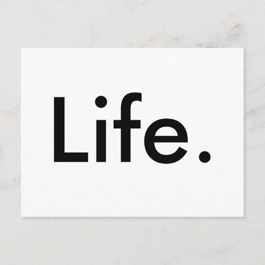 modern chic LIFE. | Briefkaart (Voorkant)