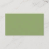 Modern Chic Lucky Shamrock with Bow baby shower Informatiekaartje (Achterkant)