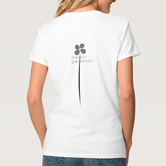 Modern Chic Master Gardener T-Shirt Dark (Achterkant)