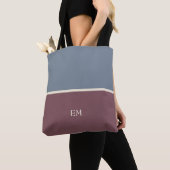 Modern Chic Monogrammed Canvas tas (Dichtbij)