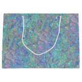 Modern Chic Pastel Colors Marble Mosaic Pattern Groot Cadeauzakje (Voorkant)