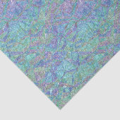 Modern Chic Pastel Colors Marble Mosaic Pattern Tissuepapier (Detail)