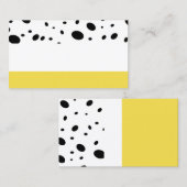 modern chic patterted custom visitekaartje (Voorkant / Achterkant)