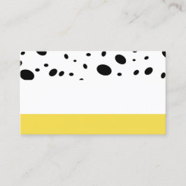 modern chic patterted custom visitekaartje