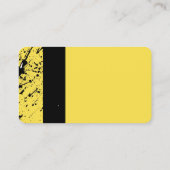 modern chic patterted custom visitekaartje (Achterkant)