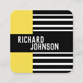 modern chic patterted custom visitekaartje