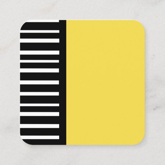 modern chic patterted custom visitekaartje (Achterkant)