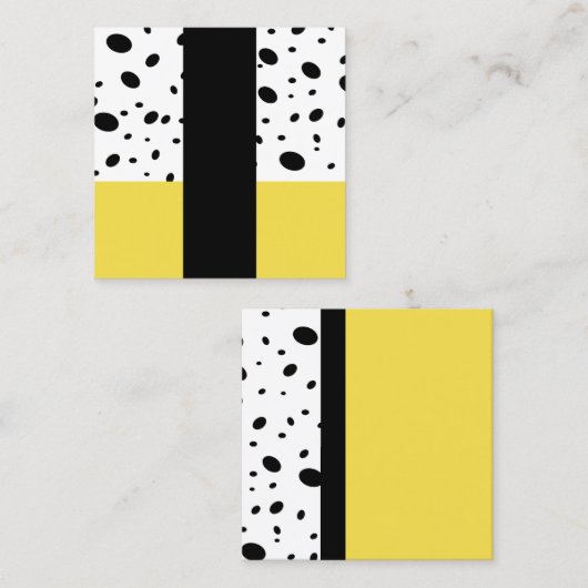 modern chic patterted custom visitekaartje (Voorkant / Achterkant)