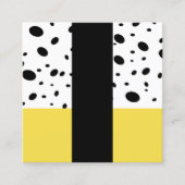 modern chic patterted custom visitekaartje (Voorkant)