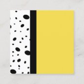 modern chic patterted custom visitekaartje (Achterkant)