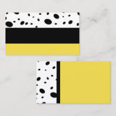 modern chic patterted custom visitekaartje (Voorkant / Achterkant)